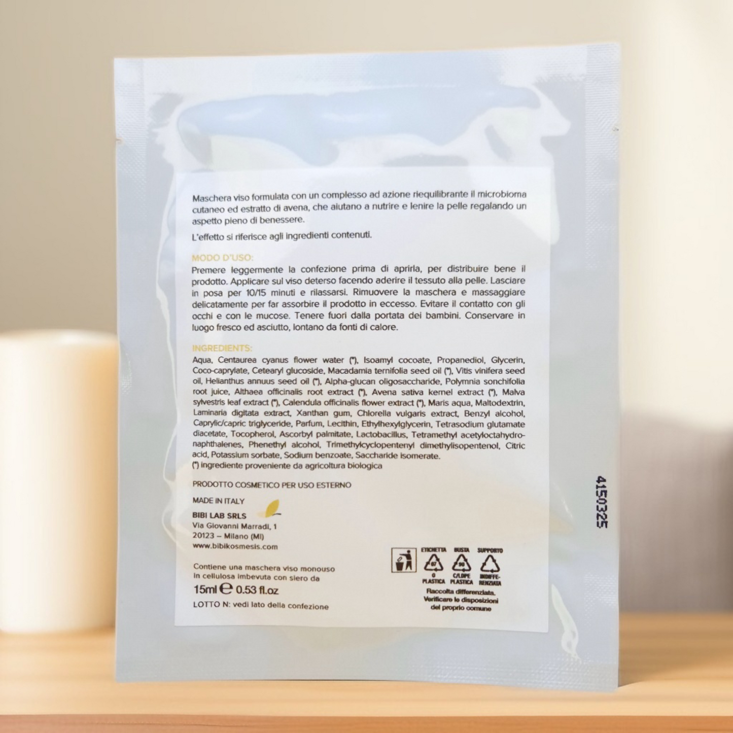 Maschera Microbioma - Riequilibrante