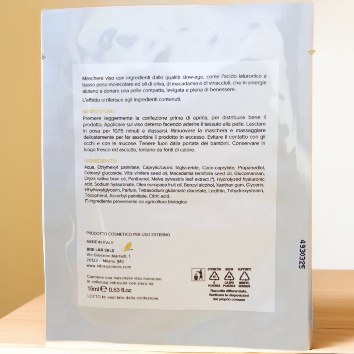 Maschera Bellezza senza tempo  - Slow Age