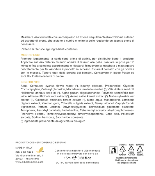 Maschera Microbioma - Riequilibrante